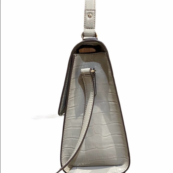 Kate Spade Doris Orchard Valley Handbag Sidewalk Beige Leather Kelly Bag - Picture 8 of 8